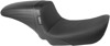 Kickflip Basketweave Vinyl 2-Up Seat Black Foam - For 96-03 HD FXD Dyna