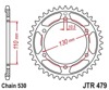 Steel Rear Sprocket - 43 Tooth 530 - For GSXR1000 FZ1 R1 R6 R7 XJR