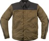 ICON Upstate Mesh CE Jacket Men's Small Brown/Green - Hot-weather mesh riding jacket