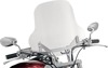 Billet Series Handlebar Mount B-Wing Windshield 18" Clear