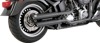 Vance & Hines HD Softail 07-17 Fatboy Twin Slash Chrome Slip-On Exhaust