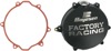 Factory Racing Clutch Cover - Black - For 05-13 Husaberg KTM 250