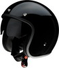 Saturn Open Face Street Helmet Gloss Black Small