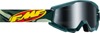 FMF PowerCore Assault Goggles Camo Mirror Silver Lens - Anti-fog goggles with silver mirror lens