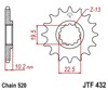 Front Steel Countershaft Sprocket - 11 Tooth 520