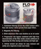 FLO Reusable Stainless Steel Spin On Black Oil Filter