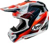 Arai VX-Pro4 Resolute Helmet XL Gloss White/Red/Black - Off-road helmet with Resolute graphic