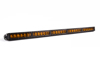 30 In LED Light Bar Single Row Straight - Amber Driving Each Stage Series