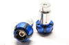 BikeMaster Anti-Vibration Bar Ends - Black/Blue