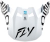 Fly Racing Formula S Carbon Abyss Visor White/Black MD/LG - Replacement visor for Fly Racing Formula S Carbon Abyss