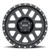 MR306 Mesh 17x8.5 0mm Offset 5x4.5 83mm CB Matte Black Wheel