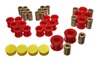 Red Rear Control Arm Bushing Set - For 90-96 Nissan 300ZX