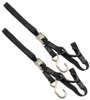 Integrated Tie Downs - Pair - 1" x 72" Integrated Soft Hook - Black