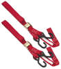 Integrated Tie Downs - Pair - 1-1/2" x 84" Integrate Soft Hook - Red