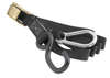 Integrated Tie Downs - Pair - 1" x 84" Carabiner Soft Hook - Black