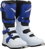 Blue & White Moose Qualifier Dirt Bike Boots - Size 9