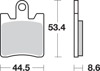 Sintered Brake Pads - 740Hs Sint Brake Pads Sbs