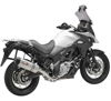 R-77 Race 3/4 Slip On Exhaust - Stainless Steel w/ Carbon Tip - For 17-18 Suzuki VStrom 650