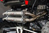 Brushed Dual Full Exhaust - For 16-21 RZR XP Turbo & S