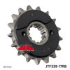 Front Steel Countershaft Sprocket w/ Rubber Damper - 17 Tooth 530