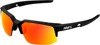 Speedcoupe Sunglasses Black w/ Orange/Red Mirror Dual Lens