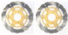 Floating Contour Brake Rotor Front Set