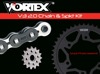 V3 Chain & Sprocket Kit Black RX Chain 520 15/41 Black Steel - For 15-22 Yamaha R1/M