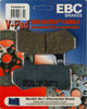 Complete Pad Set - Chrome Plated V Series Brake Pads - Replaces H-D # 41854-08, 42897-08, 42897-06 & 42850-06