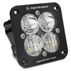 Squadron Pro Driving/Combo Pattern Flush Mount Black LED Light Pod - Clear