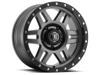 ICON Six Speed 17x8.5 Gun Metal Wheel - 17x8.5, 5x150, 25mm Offset, Gun Metal