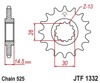 Front Steel Countershaft Sprocket w/ Rubber Damper - 15 Tooth 525