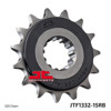 Front Steel Countershaft Sprocket w/ Rubber Damper - 15 Tooth 525