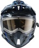 Z1R Range Rotor Snow Electric Helmet - Large, Blue/Black - Dual sport snow helmet with heated shield