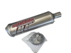 Stainless Slip On Exhaust Muffler w/SA *SD* - For 09-15 KTM 250SXF