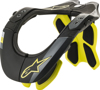 Alpinestars BNS Tech-2 Neck Support Black/Yellow L/XL - Protective neck support for motocross