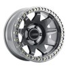 MR108 17x9 -44mm Offset 5x5 71.5mm CB Gloss Titanium w/BH-H24125-38 Wheel