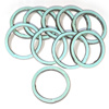 10 Pack Exhaust Pipe Gaskets - 42.8mm OD, 35mm ID, 4.1mm Thick - Replaces Honda 18291-236-000 & 18291-MN4-920