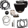 131" Big Bore Kits for Milwaukee-Eight - 131" Kit - Black Fins M8