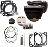 131" Big Bore Kits for Milwaukee-Eight - 131" Kit - Black Fins M8