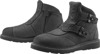 ICON El Bajo2 Boots Black Size 12 - Short riding boots with D3O protection