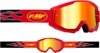 FMF Youth PowerCore Flame Goggles Red Mirror Lens - Youth goggles with red mirror lens