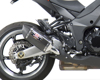 Street R77 Street Carbon Fiber Dual Slip On Exhaust - For 10-16 Kawasaki Z1000