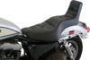 Throwback Diamond Stitch Vinyl 2-Up Seat - Black - For 04-20 HD XL