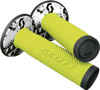 SX2 Tattoo 2 Motorcycle Grips Black/Neon Yellow 7/8"