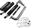 Dual Black Aluminum Full Exhaust - For 20-21 Polaris RZR Pro XP