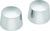 Front Axle Nut Caps Chrome