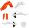 Full Plastic Kit - White/Orange/Black Original 2017 - For 16-18 KTM 65 SX