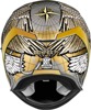 ICON Airform Semper FI Helmet M Gold/Black/White - Full face helmet with Semper Fi graphic