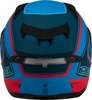 FF-98 Aftershock Helmet Matte Blue/Red Medium For GMAX - ECE/DOT helmet with LED light For GMAX