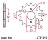 Front Steel Countershaft Sprocket - 17 Tooth 530